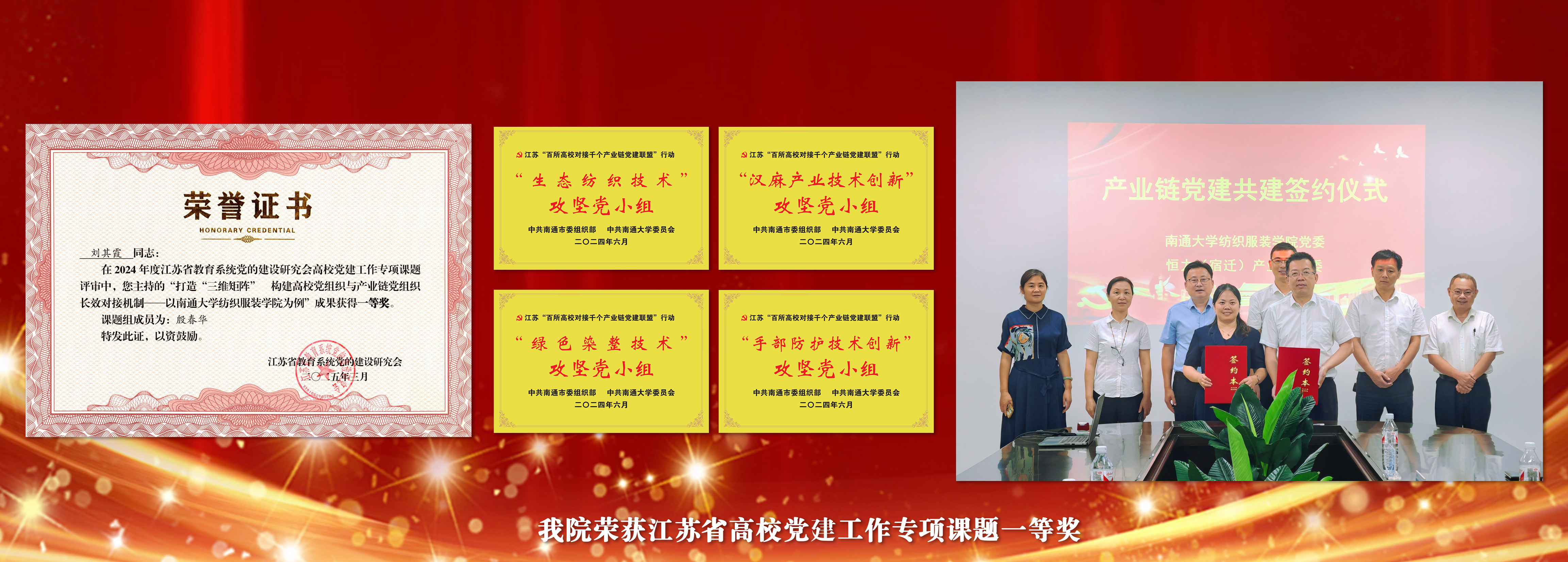 我院荣获江苏省高校党建工作专项...